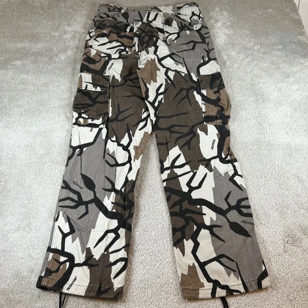 Predator Camo‎ Cargo Pants Men's Multi-Pocket Baggy Outdoor Hunting Size M 31X31